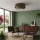 Plafón de Techo Madera Oscura Verde Oliva D50 | Serie BRIANA
