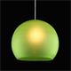 COLGANTE BOLA CRISTAL ACIDO RAYAS D30 VERDE