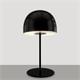 Lámpara de Mesa COLUMBUS Metal Negro Difusor 2 Luces
