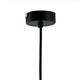 Lámpara de Techo Colgante COLUMBUS Negro Difusor 2 Luces