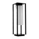 SOBREMURO METAL 1LUZ E27 NEGRO IP43 C/T BLANCO 50 CM