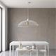 COLGANTE ALAMBRE BLANCO CALIPSO 1 LUZ XTRELAMP