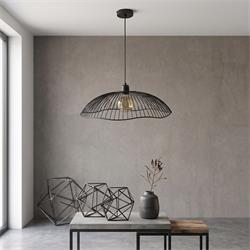 COLGANTE ALAMBRE NEGRO CALIPSO 1 LUZ XTRELAMP