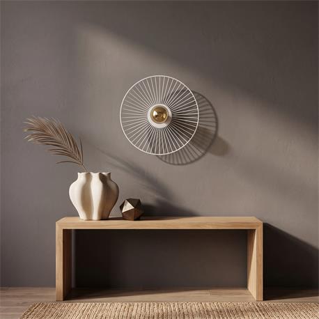 PLAFON METAL BLANCO CALIPSO 1 LUZ 40CM XTRELAMP