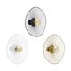Plafón de Techo Aplique Metal Negro 40 Cm | Serie CALIPSO