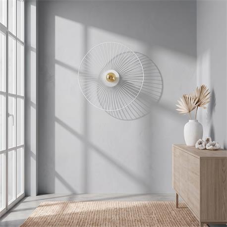 PLAFON METAL BLANCO CALIPSO 1 LUZ 50CM XTRELAMP