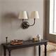 Aplique de Pared Metal Negro Latonado 2Luces | Serie CARMELA