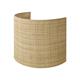 Aplique de Pared Medio Rafia Natural E27 | Serie CLARA
