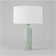 Lámpara de Mesa de Metal Verde y Blanco | Serie ESTEFANÍA