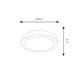 Downlight de Superficie Níquel, 24W y 4500K | Serie LUXHOME