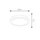 Downlight de Superficie Blanco, 36W y 4500K | Serie LUXHOME