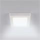 Downlight Cuadrado Blanco, 18W y 6000K | Serie LUXHOME