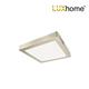 Downlight Cuadrado Níquel, 18W y 6000K | Serie LUXHOME