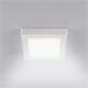 Downlight Cuadrado Blanco, 24W y 4500K | Serie LUXHOME