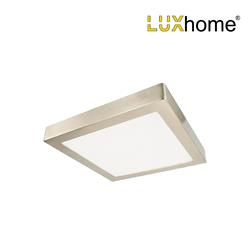 Downlight Cuadrado Níquel, 24W y 6000K | Serie LUXHOME