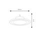 Campana Industrial Negra LED 150W y 21000 LM | Serie LUXHOME