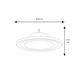 Campana Industrial Negra LED 200W y 28000 LM | Serie LUXHOME