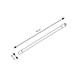 Tubo LED T8 de Vidrio de 600mm, 9W y 6500K | Serie LUXHOME