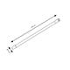 Tubo LED T8 de Vidrio de 1200mm, 18W y 6500K | Serie LUXHOME