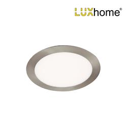 DONWLIGHT LUXHOME 18W REDONDO EMPOTRAR LED NIQUEL SAT. 6000K