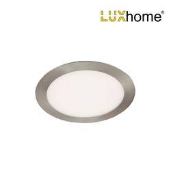 DONWLIGHT LUXHOME 18W REDONDO EMPOTRAR LED NIQUEL SAT. 4500K