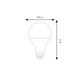 Bombilla E27 LED, A80 Estandar, 18W, 6000K | Serie LUXHOME