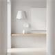 Aplique de Pared con Pantalla de Lino Blanco | Serie YARA