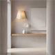Aplique de Pared con Pantalla de Lino Blanco | Serie YARA
