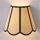 Aplique de Pared con Pantalla de Rafia Beige | Serie YARA