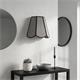 Aplique de Pared con Pantalla de Rafia Gris | Serie YARA