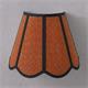 Aplique de Pared con Pantalla Rafia Terracota | Serie YARA