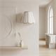 Aplique de Pared con Pantalla Blanca y Beige | Serie YARA