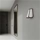 Aplique de Pared con Pantalla Blanca y Burdeos | Serie YARA
