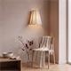 Aplique de Pared con Pantalla Lino Blanco | Serie GALIA