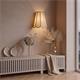 Aplique de Pared con Pantalla Lino Beige | Serie GALIA
