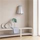Aplique de Pared con Pantalla Blanca y Azul | Serie GALIA