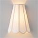 Aplique de Pared con Pantalla Blanca y Beige | Serie GALIA