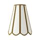 Aplique de Pared con Pantalla Blanca y Oro | Serie GALIA