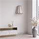 Aplique de Pared con Pantalla Blanca y Oro | Serie GALIA