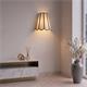 Aplique de Pared con Pantalla Blanca y Oro | Serie GALIA