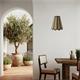 Aplique de Pared con Pantalla en Rafia Natural | Serie GALIA