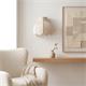 Aplique de Pared con Pantalla de Lino Beige | Serie NALA