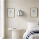 Aplique de Pared con Pantalla Blanca y Azul | Serie NALA