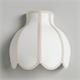 Aplique de Pared con Pantalla Blanca y Beige | Serie NALA