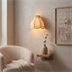 Aplique de Pared con Pantalla Blanca y Beige | Serie NALA