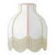 Aplique de Pared Blanco con Flecos Beige | Serie NALA II