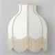 Aplique de Pared Blanco con Flecos Beige | Serie NALA II
