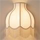Aplique de Pared Blanco con Flecos Beige | Serie NALA II