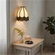 Aplique de Pared Blanco con Flecos Verdes | Serie NALA II