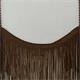 Aplique de Pared Blanco con Flecos Marrones | Serie NALA II